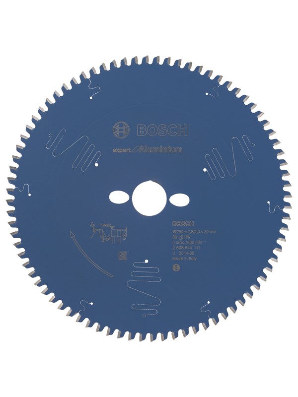 Bosch Pyörösahanterä Expert for Aluminium 250 x 30 x 2,8 mm, 80