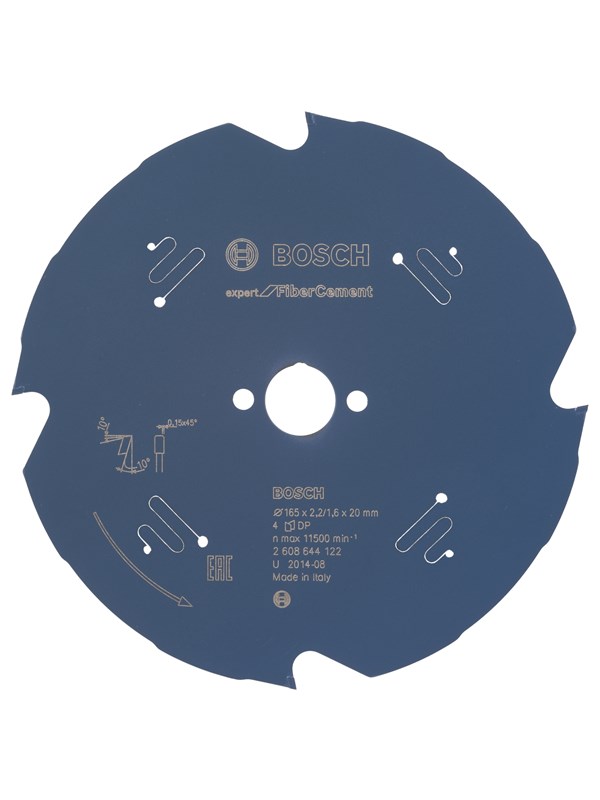 Bosch Expert for Fibre Cement ‑pyörösahanterä 165 x 20 x 2,2 mm, 4
