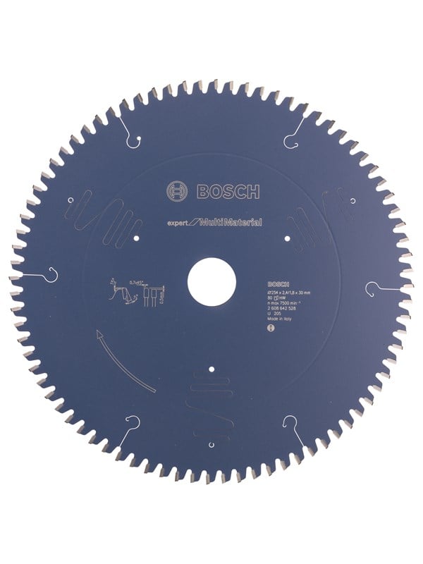 Bosch Pyörösahanterä Expert for Multi Material 254 x 30 x 2,4 mm, 80