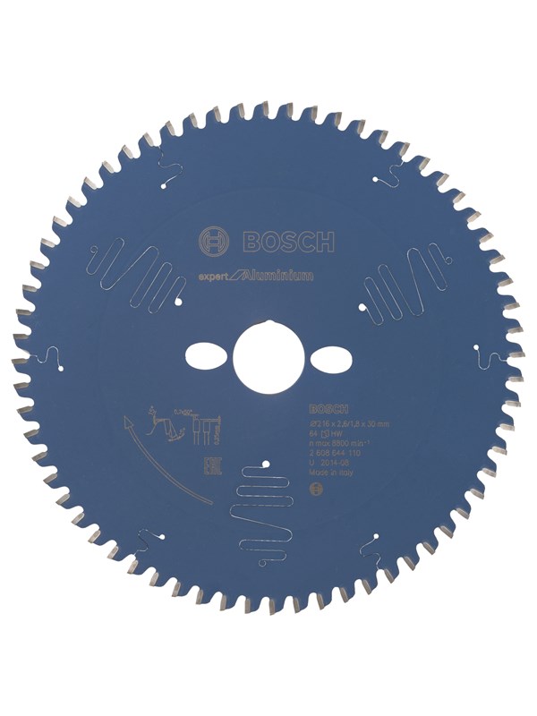 Bosch Pyörösahanterä Expert for Aluminium 216 x 30 x 2,6 mm, 64