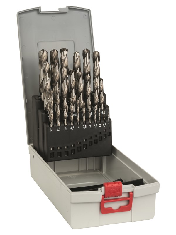 Bosch 25-os. ProBox-metalliporanteräsarja HSS-G, DIN 338, 135° 1-13 mm