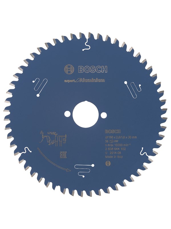 Bosch Pyörösahanterä Expert for Aluminium 190 x 30 x 2,6 mm, 56