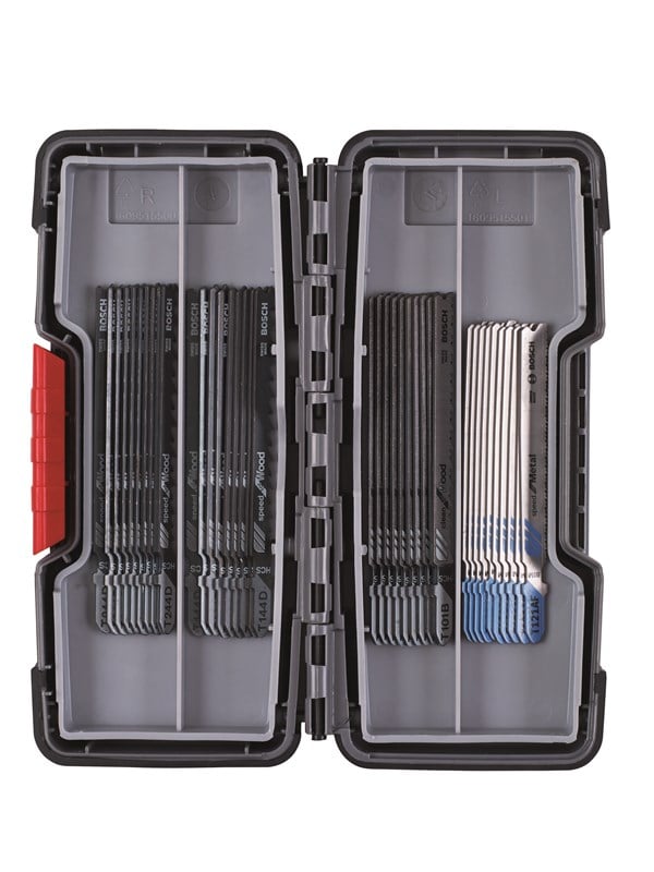 Bosch 40-os. pistosahanteräsarja Wood and Metal T 244 D (10x); T 144 D (10x); T 101 B (10x); T 121 AF (10x)