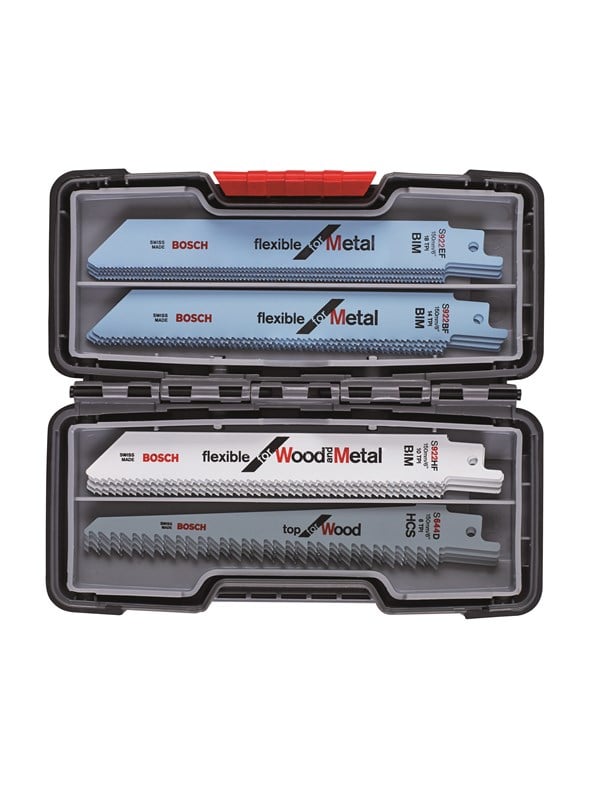 Bosch 20-os. puukkosahanteräsarja Wood and Metal S 922 EF (5x); S 922 BF (5x); S 922 HF (5x); S 644 D (5x)