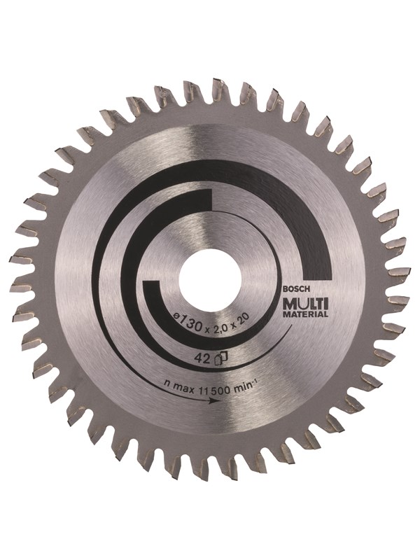 Bosch Pyörösahanterä Multi Material 130 x 20/16 x 2,0 mm; 42