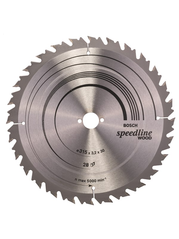 Bosch Pyörösahanterä Speedline Wood 315 x 30 x 3,2 mm, 28