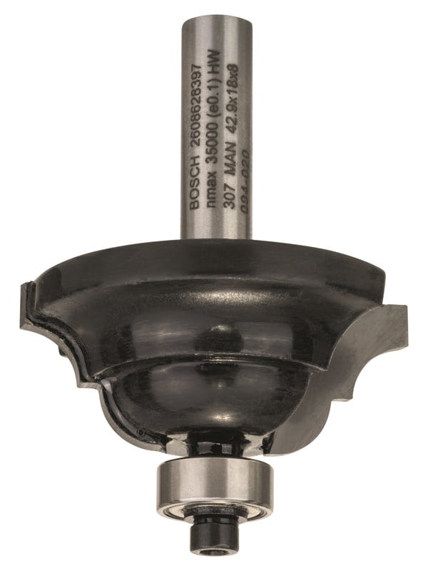 Bosch Profiilijyrsin D, 8 mm, R1 6,3 mm, B 15 mm, L 18 mm, G 60 mm 8 mm, R1 6,3 mm, B 15 mm, L 18 mm, G 60 mm
