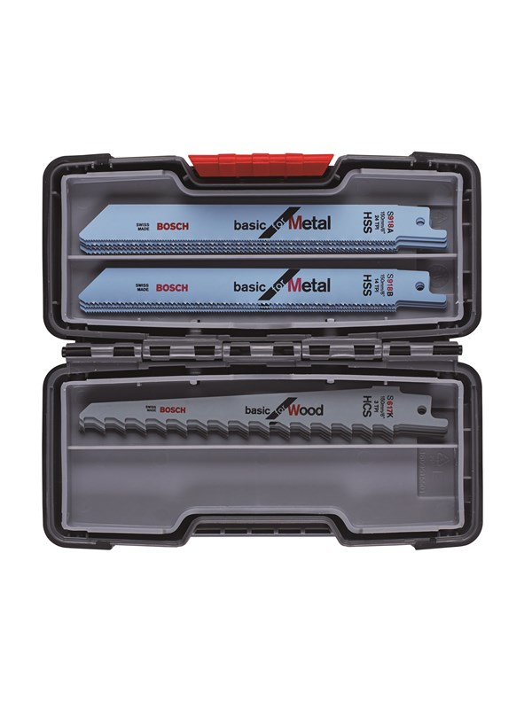 Bosch 15-os. puukkosahanteräsarja Wood and Metal Basic S 918 AF (5x); S 918 BF (5x); S 617 K (5x)