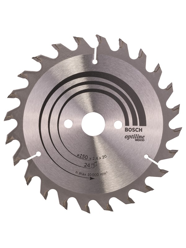 Bosch Pyörösahanterä Optiline Wood 150 x 20/16 x 2,4 mm, 24