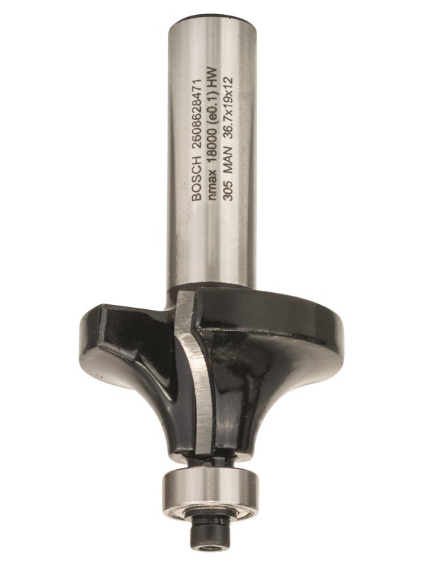 Bosch Pyöristysjyrsimet 12 mm, R1 12 mm, L 19 mm, G 70 mm