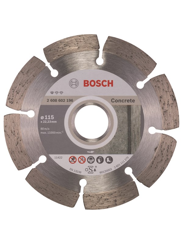 Bosch Timanttikatkaisulaikka Standard for Concrete 115 x 22,23 x 1,6 x 10 mm