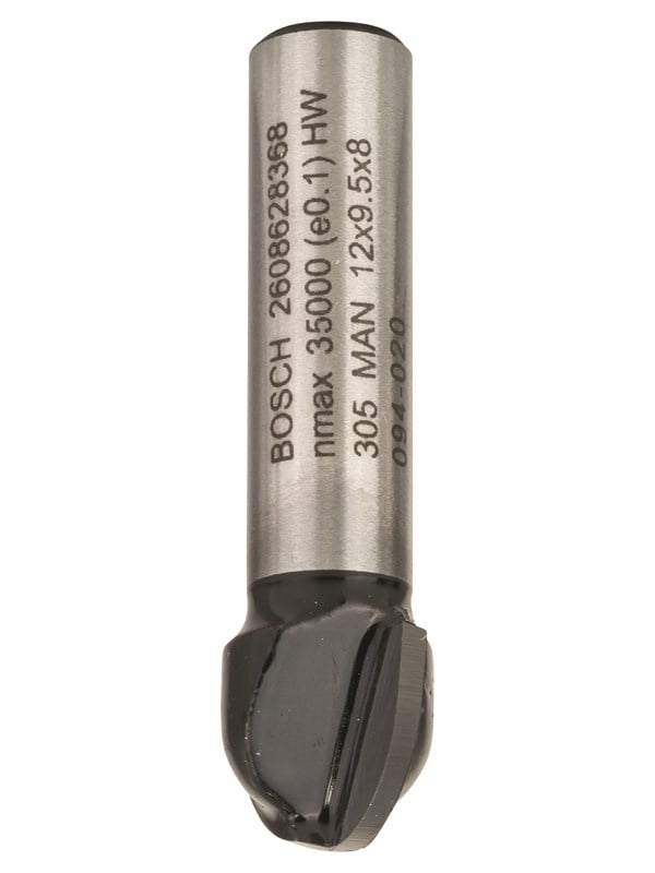 Bosch Kourujyrsinterä, 8 mm, R1 6 mm, D 12 mm, L 9,2 mm, G 40 mm 8 mm, R1 6 mm, D 12 mm, L 9,2 mm, G 40 mm