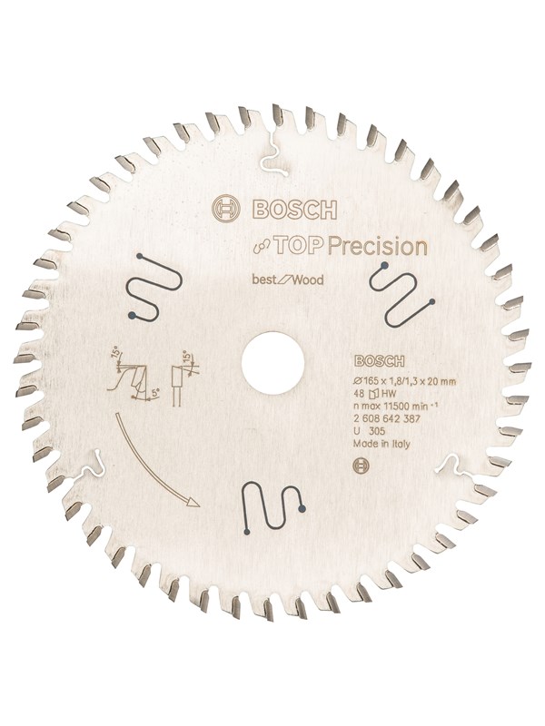 Bosch Pyörösahanterä Top Precision Best for Multi Material 165 x 20 x 1,8 mm, 56