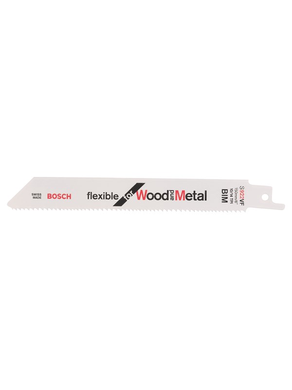 Bosch Puukkosahanterä S 922 VF Flexible for Wood and Metal