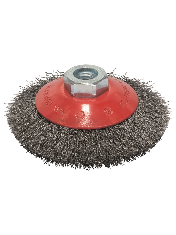 Bosch Kartioharja, aallotettu teräslanka, 100 100 mm, 0,3 mm, M14