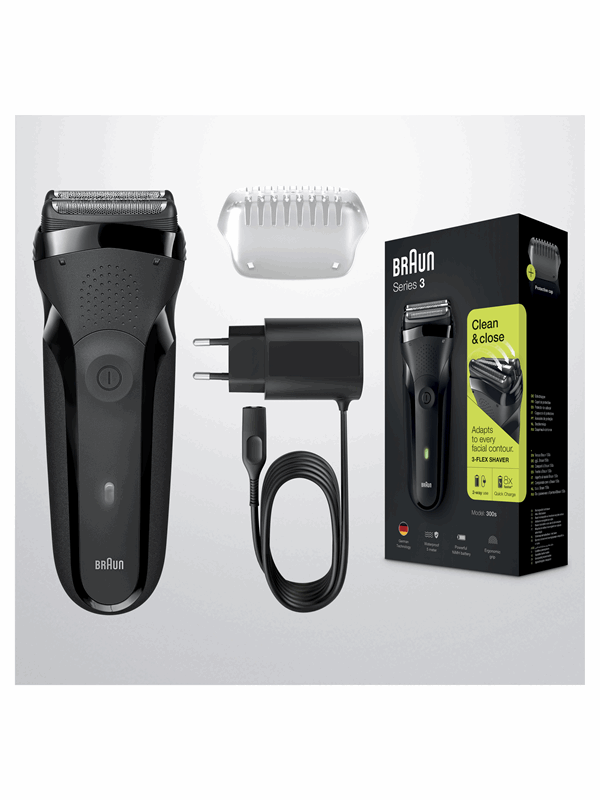 Braun Partakoneet Series 3 300 Black