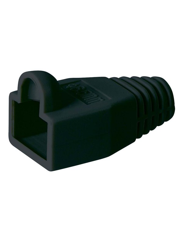 Pro RJ45 tective caps - Musta (10 pack) - Musta