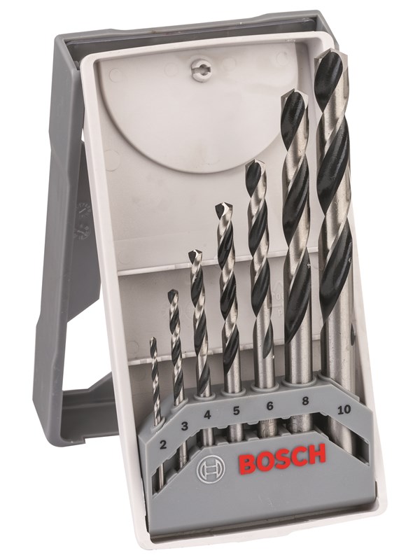 Bosch HSS-kierukkaporanterä PointTeQ 7-os. Mini X-Line -sarja
