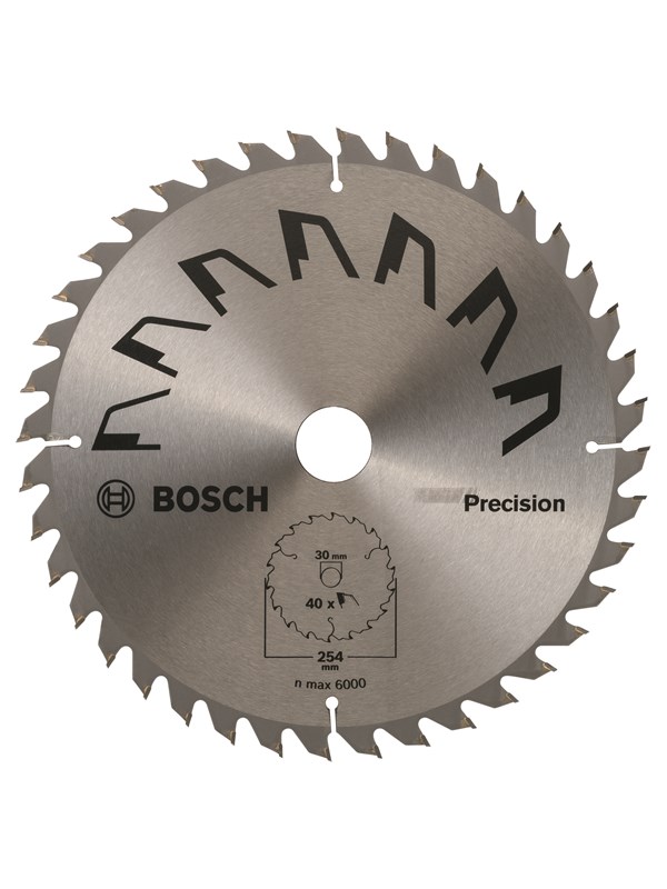 Bosch Pyörösahanterä PRECISION Ø 254 mm; reikä= 30 mm; H= 40