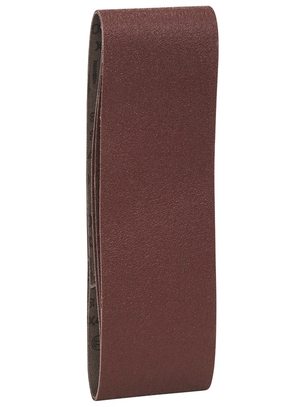 Bosch 3-os. hiomanauhasarja nauhahiomakoneille, punainen laatu K= 60, 80, 100
