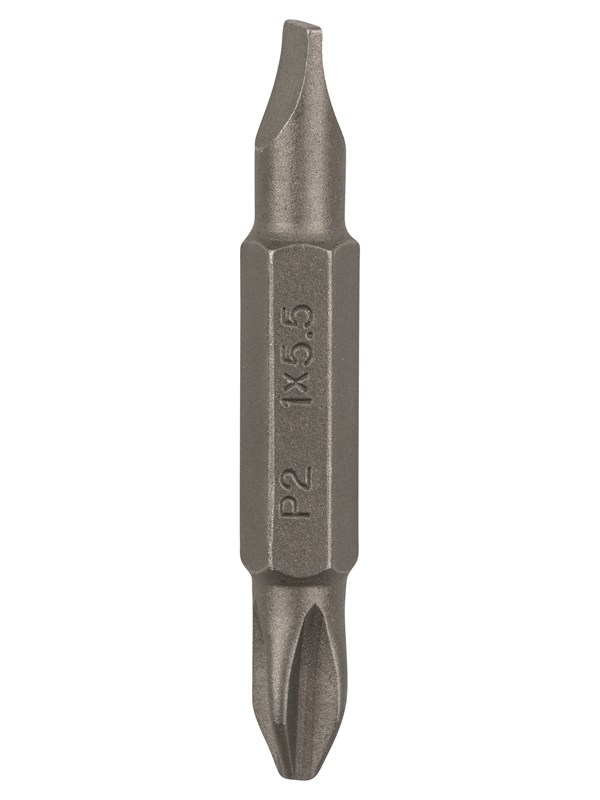 Bosch Kaksipäinen ruuvauskärki Phillips-ristikantaruuveille ja urakantaruuveille (PH, S) S1,0x5,5 & PH2
