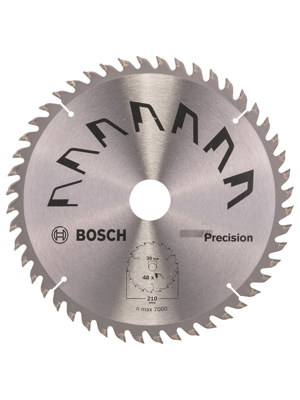 Bosch Pyörösahanterä PRECISION Ø 210 mm; reikä= 30 mm; H= 48