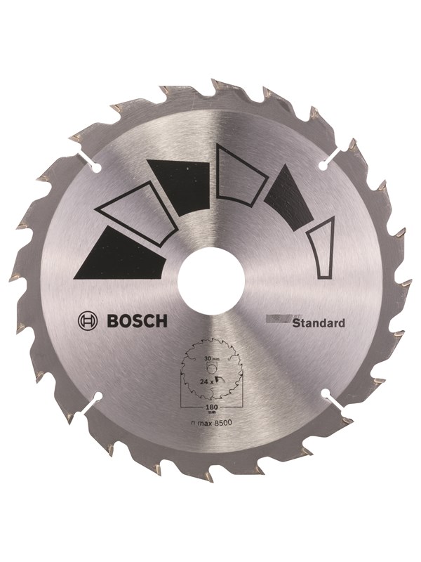 Bosch Pyörösahanterä STANDARD Ø 180 mm; reikä= 30 mm; H= 24