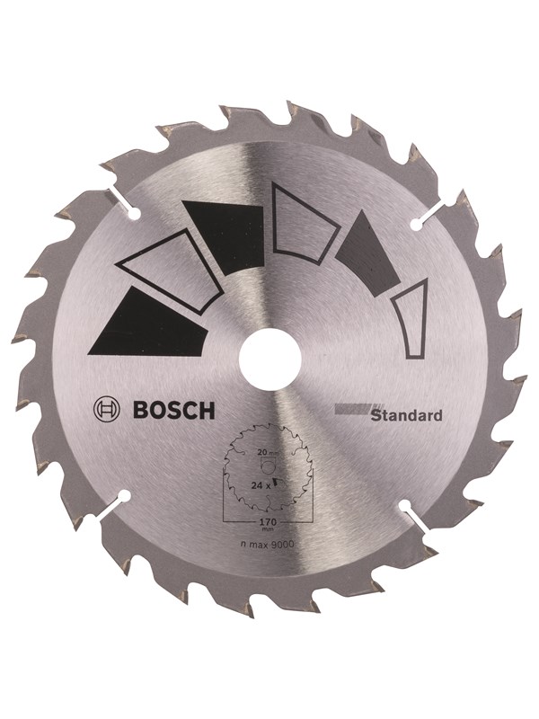Bosch Pyörösahanterä STANDARD Ø 170 mm; reikä= 20 mm; H= 24