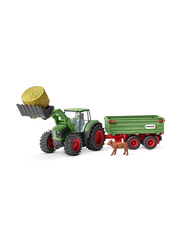 Schleich Traktori perävaunulla