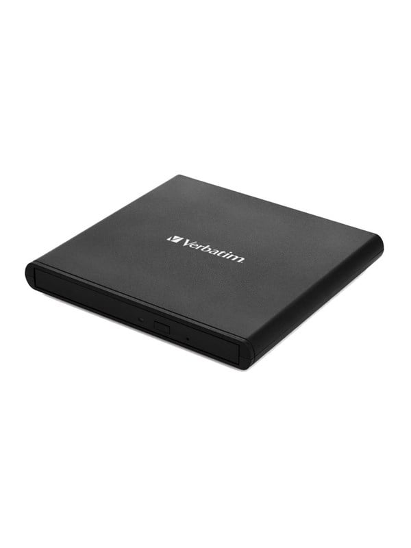 Verbatim Slimline - DVD±RW (±R DL) / DVD-RAM-asema - USB 2.0 - ulkoinen - DVD-RW (Poltin) - USB 2.0 - Musta