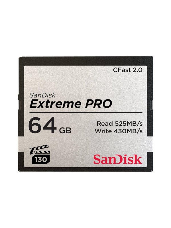 SANDISK Extreme Pro CFast 2.0 - 525MB/s - 64GB