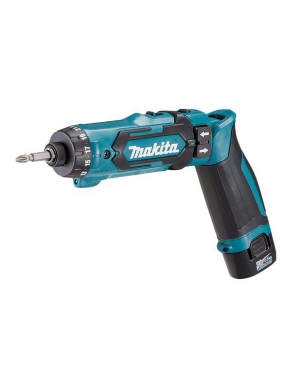 Makita Sauvaruuvinväännin 7.2V, li-ion, 2x 1.5Ah akku, latauslaite ja laukku