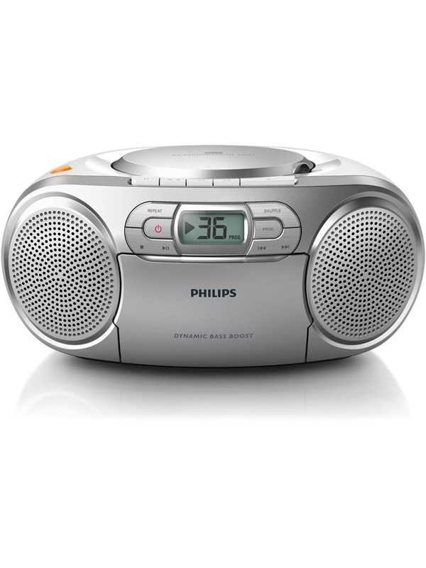 Philips AZ127 - boombox - CD-kasetti - FM - Stereo - Hopea