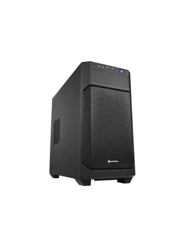 Sharkoon V1000, Mini Tower, PC, Musta, mikro ATX, Mini-ITX, Metalli, 15,5 cm