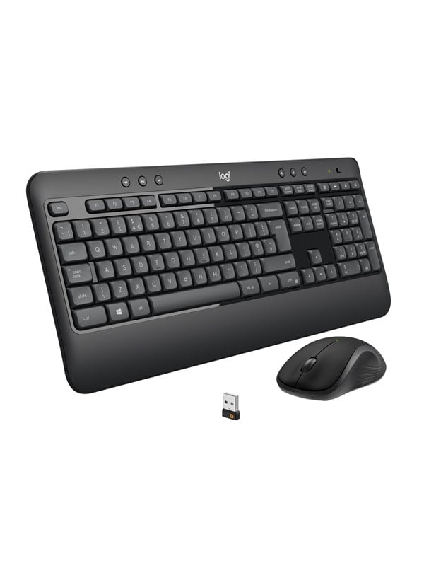 Logitech MK540 Advanced Wireless Combo - Yhdysvallat - Näppäimistö ja Hiirisetti - Englanti (US) - Musta