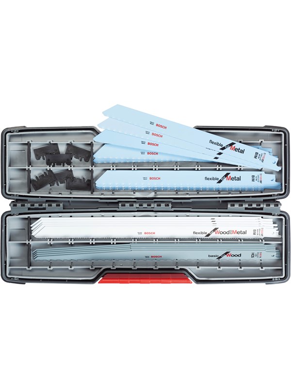 Bosch Puukkosahanterä ToughBox 20-os. sarja All-in-One S 1122 EF (5 kpl); S 1122 BF (5 kpl); S 1222 VF (5 kpl); S 1617 K (5 kpl)