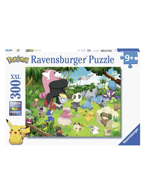 Ravensburger Pokemon-pulmapeli 300 kpl.