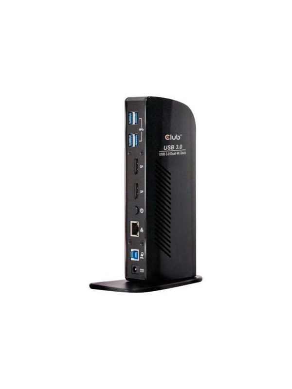 Club 3D SenseVision 3.2 Gen1 USB-A+C 11-in-1 -telakka, Musta