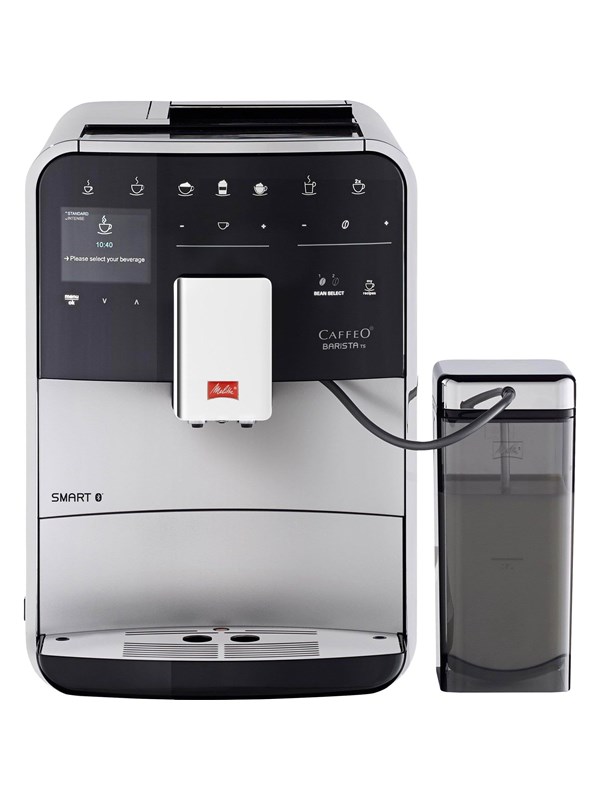 Melitta Barista TS Smart -täysautomaattinen espressokone, musta, hopea