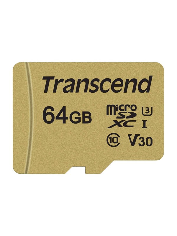 Transcend 500S microSDXC UHS-3 - 64GB