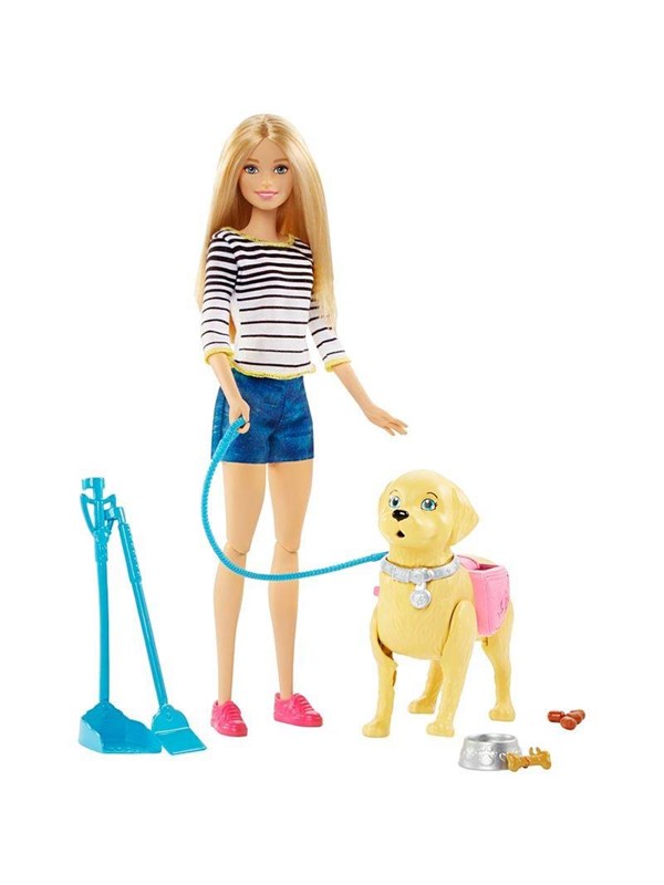 Barbie WALK &POTTY PUP DWJ68