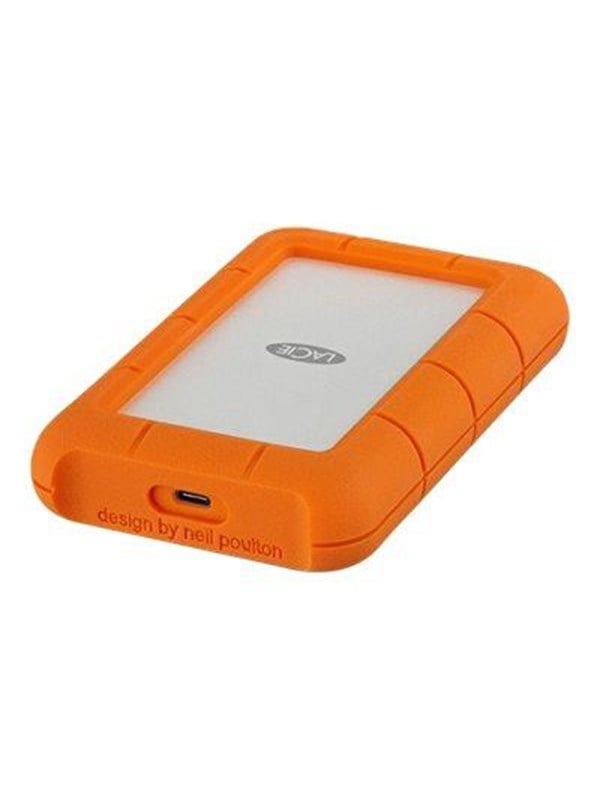 LaCie Rugged USB-C - Ulkoiset kovalevyt - 2TB - oranssi