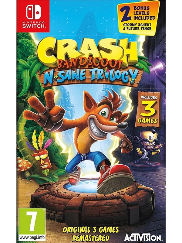 Crash Bandicoot N-Sane Trilogy - Nintendo Switch - Toiminta