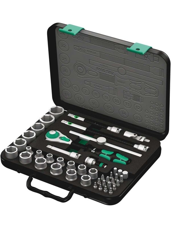 Wera 8100 SB 2 Zyklop Speed-Knarrensatz 3/8" -ajo.