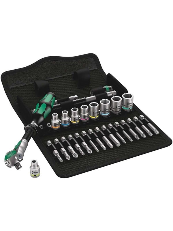 Wera 8100 SA 6 Zyklop Speed-Knarrensatz 1/4""-Antrieb.