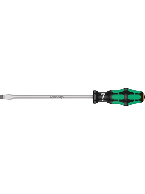 Wera 334 ruuvimeisseli urauruuvien 1,6 x 10 x 200 mm kiinnittämiseen.
