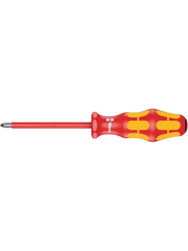 Wera 165 i pz vde insulated screwdriver for Pozidriv screws pz 2