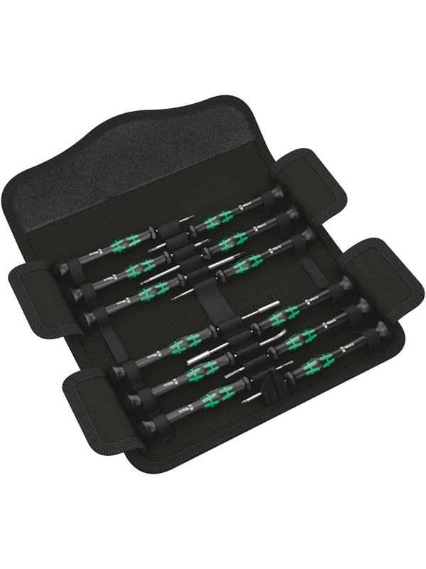 Wera Auber-SetKraftform Micro 12 Electronics 1 Elektroniker-Schraubendrehersatz