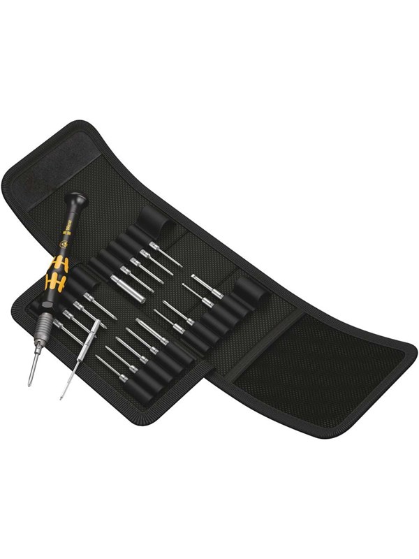 Wera Kraftform Kompakt Micro 21 ESD -sarja, jossa on 21 osaa.
