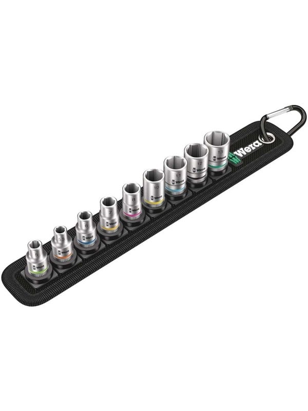 Wera Vyö A 4 Zyklop-pistokkeen sarja 1/4"".